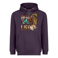 Plum Small Town Life Heavyweight Hoodie - BundleAndBundleShop