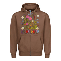 Chestnut wildflower malias Zipper Hoodie - MaliasSmallBusiness