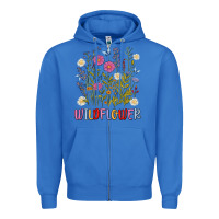 True Royal wildflower malias Zipper Hoodie - MaliasSmallBusiness