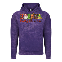 Cloud Purple hohoho merry christmas santa coffee cup tree cooki Vintage Hoodie - FaDigitalArtStudio