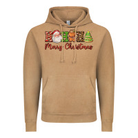 Hohoho Merry Christmas Santa Coffee Cup Tree Cooki Vintage Hoodie | Teevron