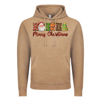 Vintage Coffee hohoho merry christmas santa coffee cup tree cooki Vintage Hoodie - FaDigitalArtStudio
