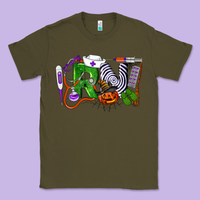 Halloween Rn Registered Nursehalloween Rn Register Classic Tee Designed By Lillyallendesigns