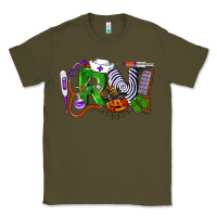 Army Green Halloween RN Registered NurseHalloween RN Register Classic Tee - LillyAllenDesigns