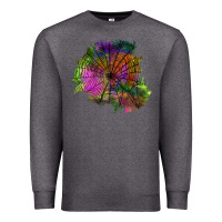 Charcoal Heather halloween spider web for patches Premium Sweatshirt - BundleAndBundleShop