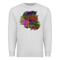Dove Grey halloween spider web for patches Premium Sweatshirt - BundleAndBundleShop