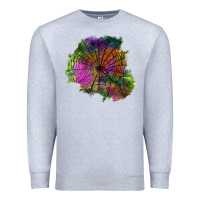 Heather Grey halloween spider web for patches Premium Sweatshirt - BundleAndBundleShop