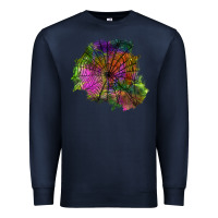 Navy halloween spider web for patches Premium Sweatshirt - BundleAndBundleShop