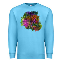 Ocean Blue halloween spider web for patches Premium Sweatshirt - BundleAndBundleShop