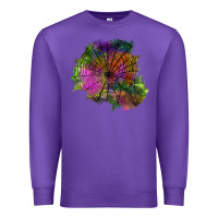 Purple halloween spider web for patches Premium Sweatshirt - BundleAndBundleShop