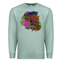 Seafoam halloween spider web for patches Premium Sweatshirt - BundleAndBundleShop