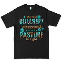 Black theres bullshit everywhere and not a pasture tbw Premium Tee - texasbilliewilder