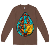 Chestnut Fall Teardrop Long Sleeve Tee - LillyAllenDesigns
