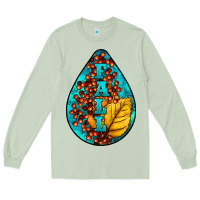Matcha Fall Teardrop Long Sleeve Tee - LillyAllenDesigns