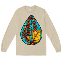 Mushroom Fall Teardrop Long Sleeve Tee - LillyAllenDesigns