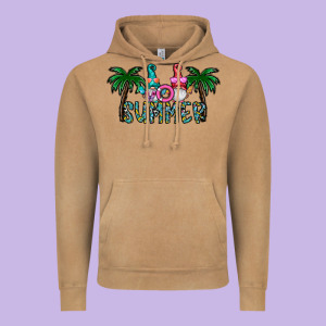 Summer Vintage Hoodie Designed By Cowhidedigitalart