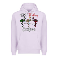 Lilac Merry Flocking Christmas Premium Hoodie - Bettercallsaul