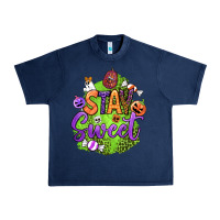 Navy stay sweet halloween Urban Heavy Tee - BundleAndBundleShop