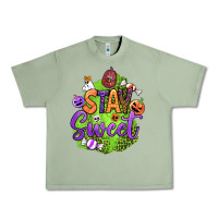 Oil Green stay sweet halloween Urban Heavy Tee - BundleAndBundleShop