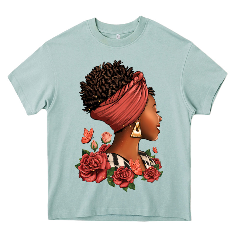 She Who Kneels Before God Can Stand Before Anyone Heavy Core Tee by RanaPortraitStore | Teevron