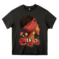 Asphalt She who kneels before god can stand before anyone Heavy Core Tee - RanaPortraitStore