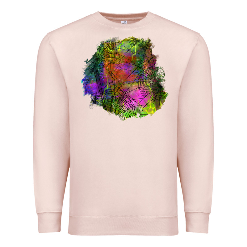Halloween Spider Web For Patches Premium Sweatshirt by BundleAndBundleShop | Teevron