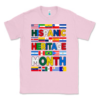 Bubblegum Pink hispanic haritage month flags Classic Tee - BundleAndBundleShop