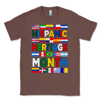 Chestnut hispanic haritage month flags Classic Tee - BundleAndBundleShop