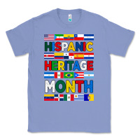 Colony Blue hispanic haritage month flags Classic Tee - BundleAndBundleShop