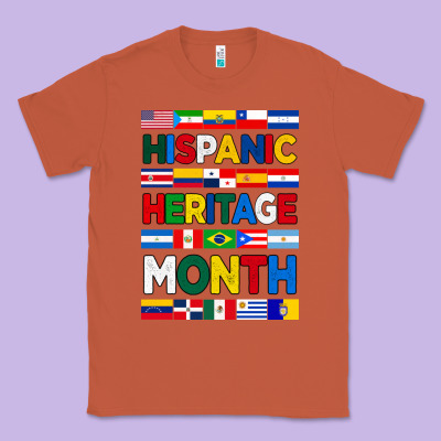 Hispanic Haritage Month Flags Classic Tee Designed By Bundleandbundleshop