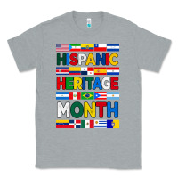 Heather Grey hispanic haritage month flags Classic Tee - BundleAndBundleShop