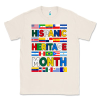 Natural hispanic haritage month flags Classic Tee - BundleAndBundleShop
