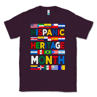 Plum hispanic haritage month flags Classic Tee - BundleAndBundleShop
