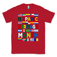 Red hispanic haritage month flags Classic Tee - BundleAndBundleShop