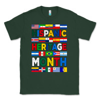 Sports Green hispanic haritage month flags Classic Tee - BundleAndBundleShop