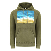 Glitter Beach Background Vintage Hoodie | Teevron