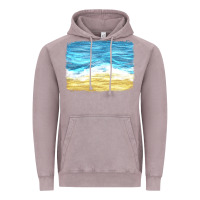 Vintage Zinc glitter beach background Vintage Hoodie - HRA Design Shop