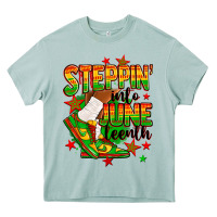 Arona Steppin' into Juneteenth Heavy Core Tee - RanaPortraitStore