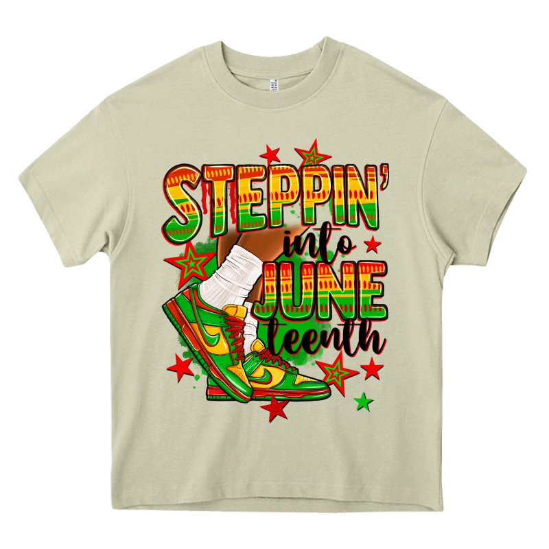 Steppin' Into Juneteenth Heavy Core Tee by RanaPortraitStore | Teevron