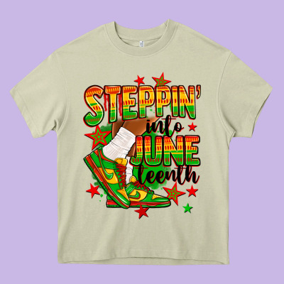 Heavy Core Tee Steppin' into Juneteenth