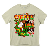 Mossy Steppin' into Juneteenth Heavy Core Tee - RanaPortraitStore