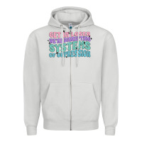 Dove Grey get in loser we're disrupting systems of oppressio Zipper Hoodie - MaliasSmallBusiness