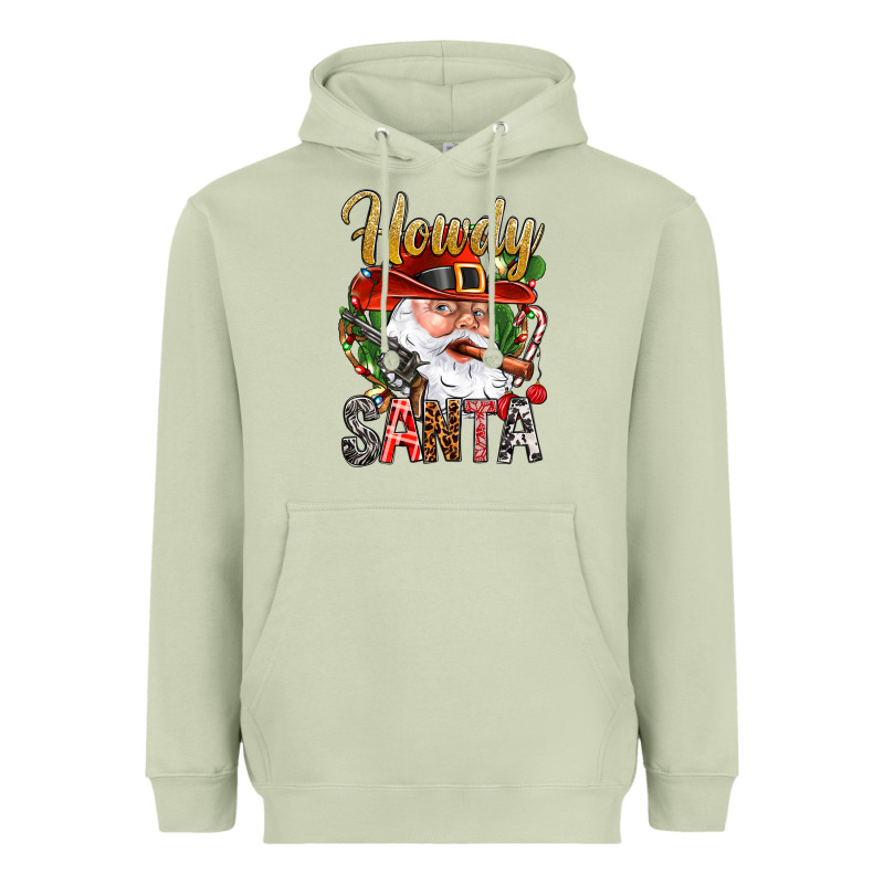 Howdy Santa Heavyweight Hoodie by BundleAndBundleShop | Teevron