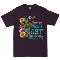 Plum this is how i fight my battle tbw Premium Tee - texasbilliewilder