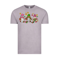 Vintage Zinc pink christmas gnomies Vintage Tee - AdoDesignShop