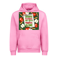 Fuchsia Pink because teachers can't live on apples alone tumble Urban Hoodie - TumblerDesignByShophia