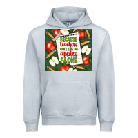 Heather Grey because teachers can't live on apples alone tumble Urban Hoodie - TumblerDesignByShophia