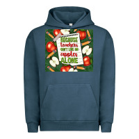 Pigment Midnight Navy because teachers can't live on apples alone tumble Urban Hoodie - TumblerDesignByShophia
