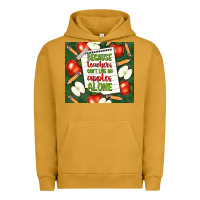 Pigment Peanut Butter because teachers can't live on apples alone tumble Urban Hoodie - TumblerDesignByShophia
