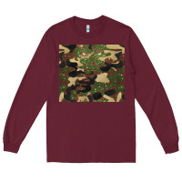 Burgundy camouflage glitter Long Sleeve Tee - BarkalooDesign